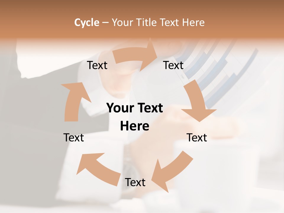 Calculating Discussing Hands PowerPoint Template