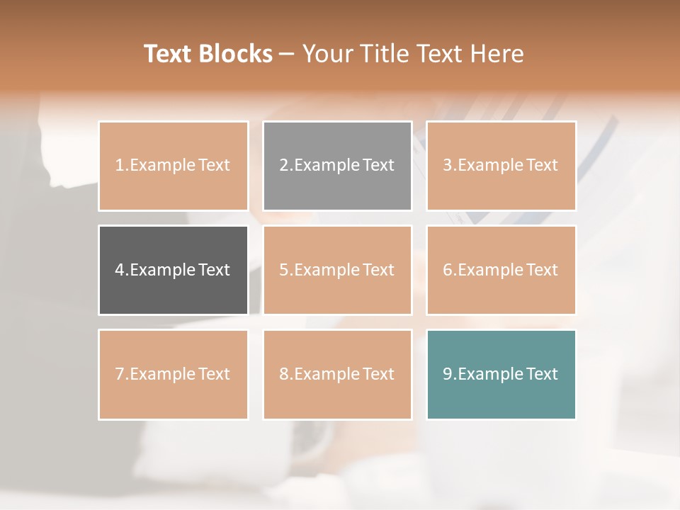 Calculating Discussing Hands PowerPoint Template