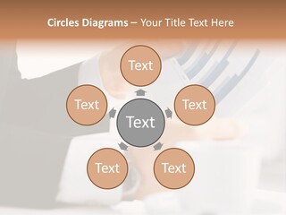 Calculating Discussing Hands PowerPoint Template