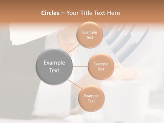 Calculating Discussing Hands PowerPoint Template