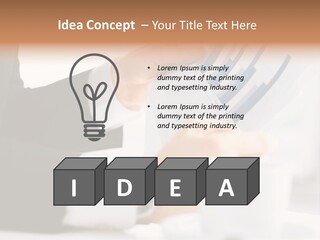 Calculating Discussing Hands PowerPoint Template