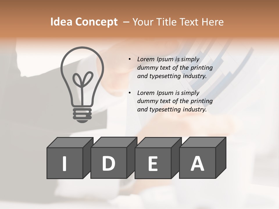 Calculating Discussing Hands PowerPoint Template