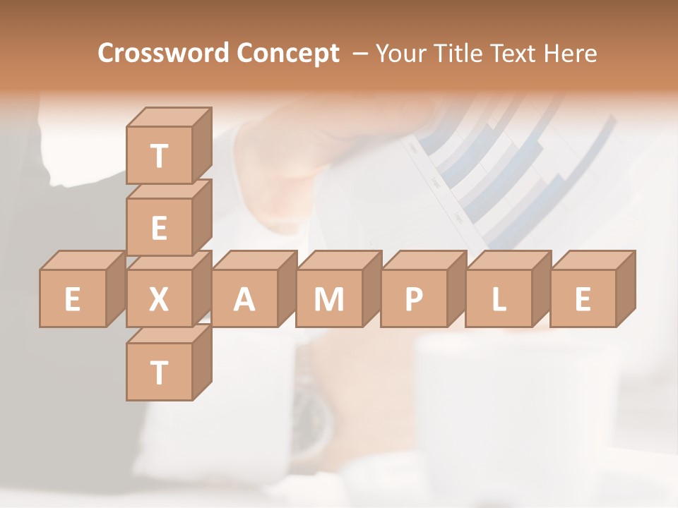 Calculating Discussing Hands PowerPoint Template