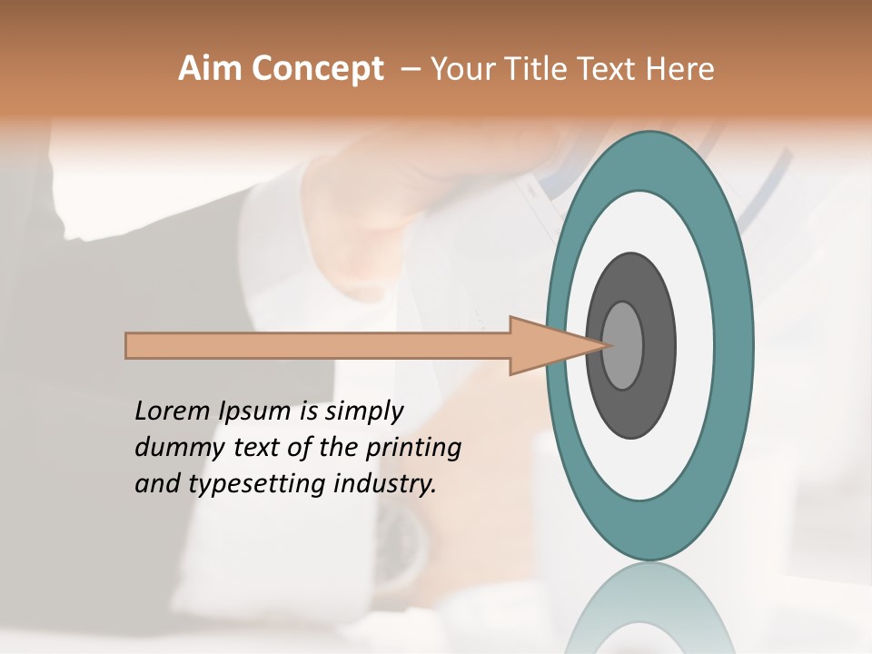 Calculating Discussing Hands PowerPoint Template