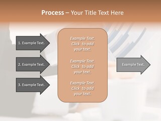 Calculating Discussing Hands PowerPoint Template