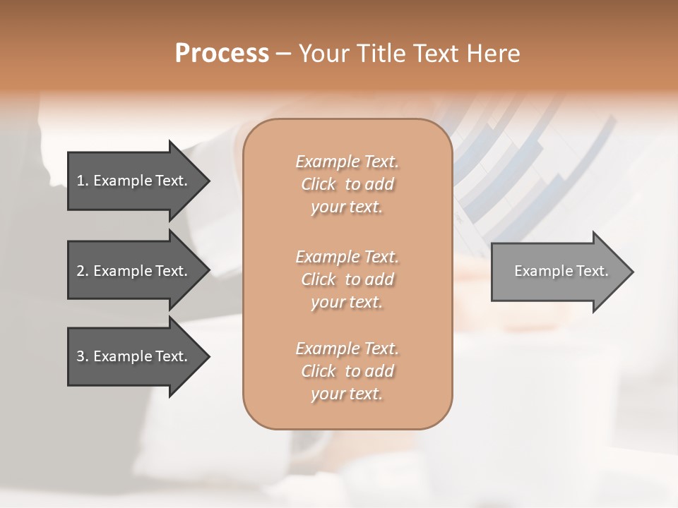Calculating Discussing Hands PowerPoint Template