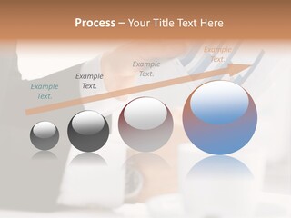 Calculating Discussing Hands PowerPoint Template