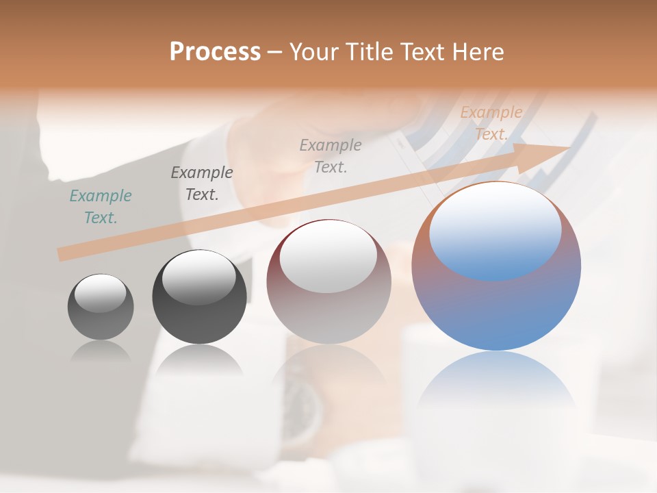 Calculating Discussing Hands PowerPoint Template