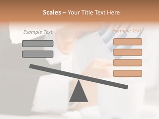 Calculating Discussing Hands PowerPoint Template