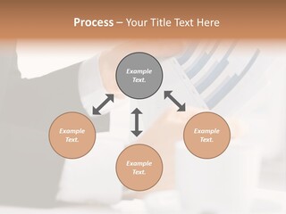 Calculating Discussing Hands PowerPoint Template