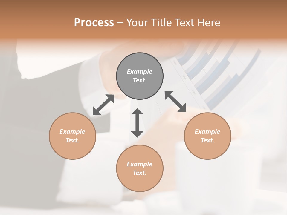 Calculating Discussing Hands PowerPoint Template