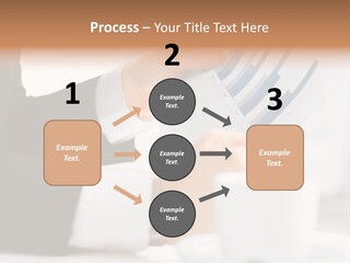 Calculating Discussing Hands PowerPoint Template