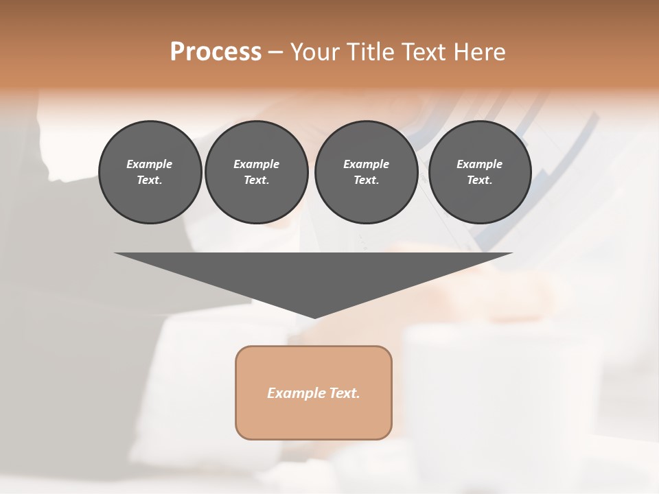 Calculating Discussing Hands PowerPoint Template