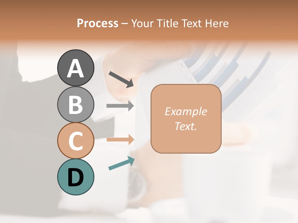 Calculating Discussing Hands PowerPoint Template