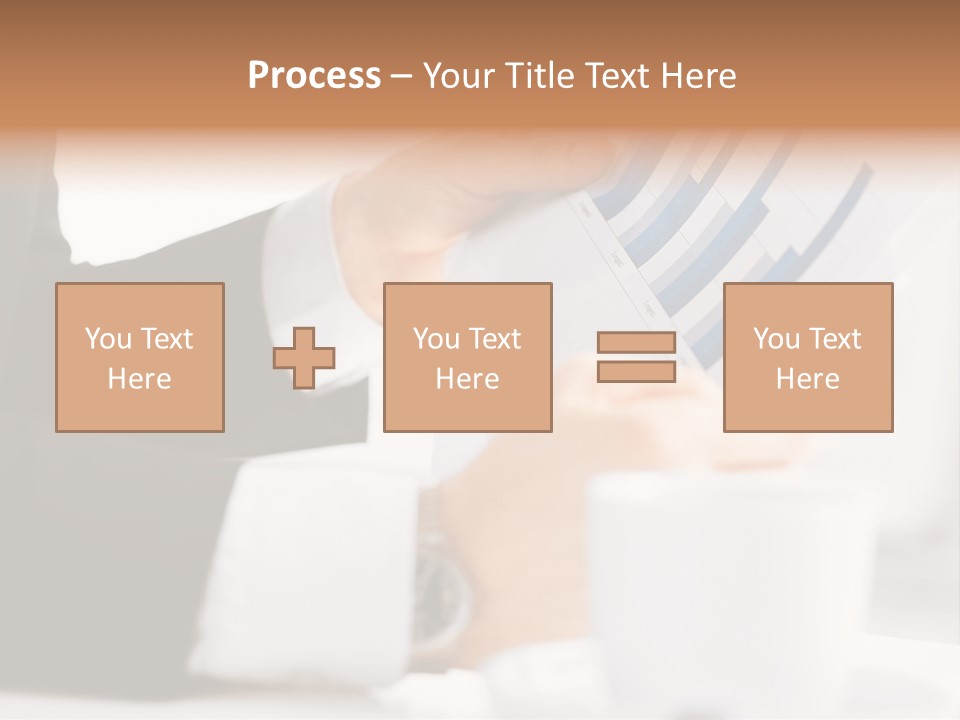 Calculating Discussing Hands PowerPoint Template
