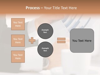 Calculating Discussing Hands PowerPoint Template