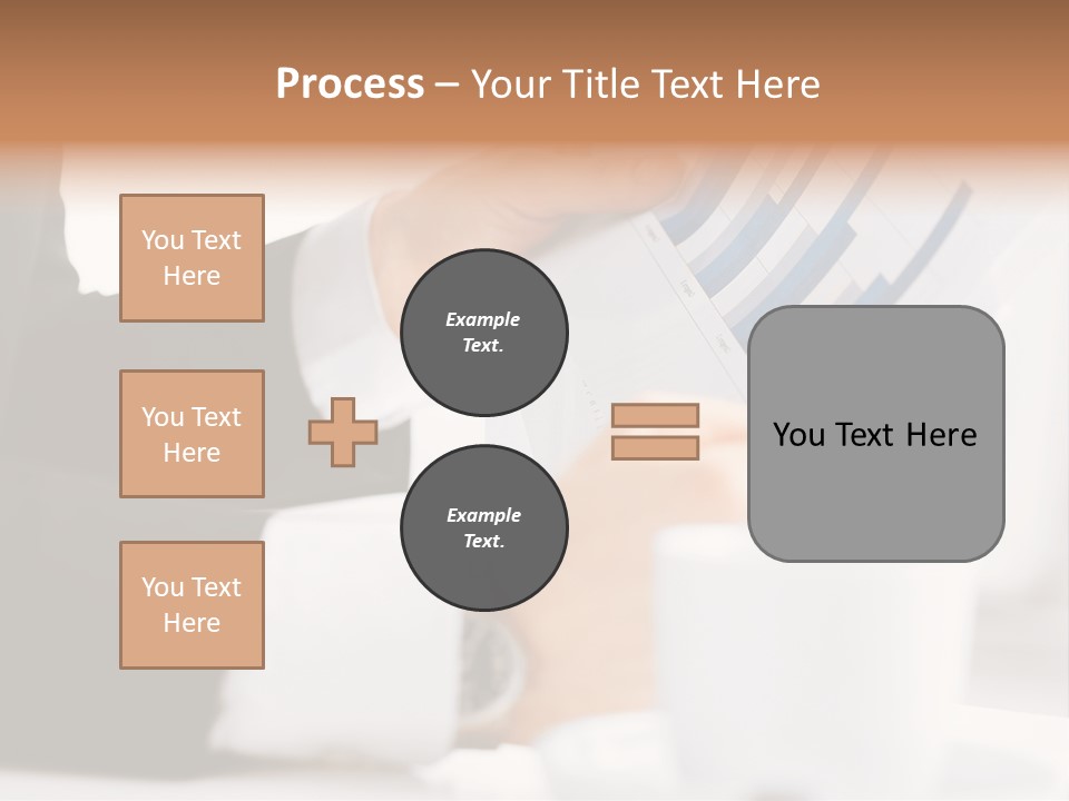 Calculating Discussing Hands PowerPoint Template