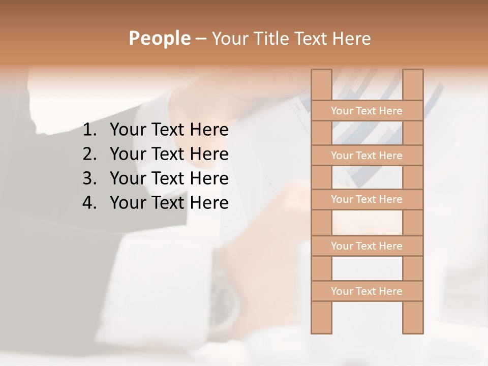 Calculating Discussing Hands PowerPoint Template