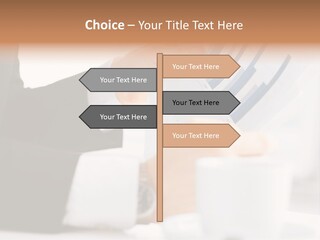 Calculating Discussing Hands PowerPoint Template