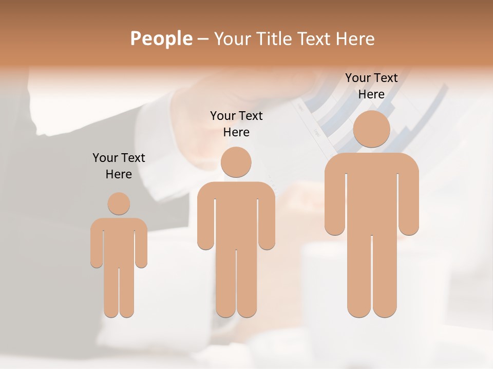 Calculating Discussing Hands PowerPoint Template