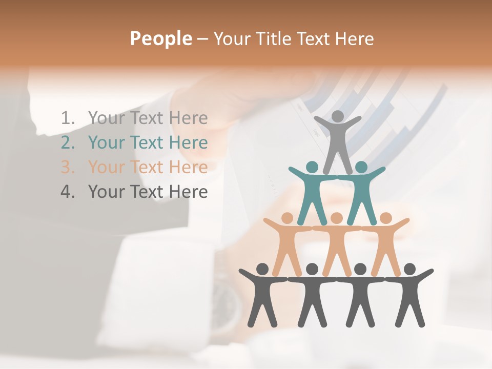 Calculating Discussing Hands PowerPoint Template