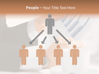 Calculating Discussing Hands PowerPoint Template