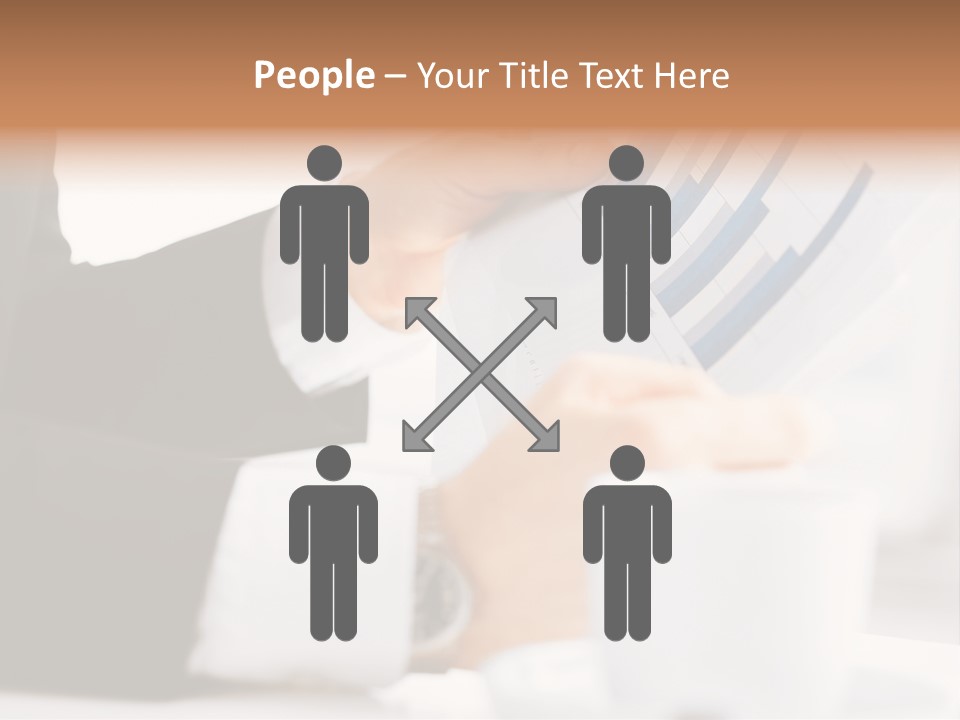 Calculating Discussing Hands PowerPoint Template