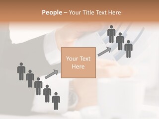 Calculating Discussing Hands PowerPoint Template