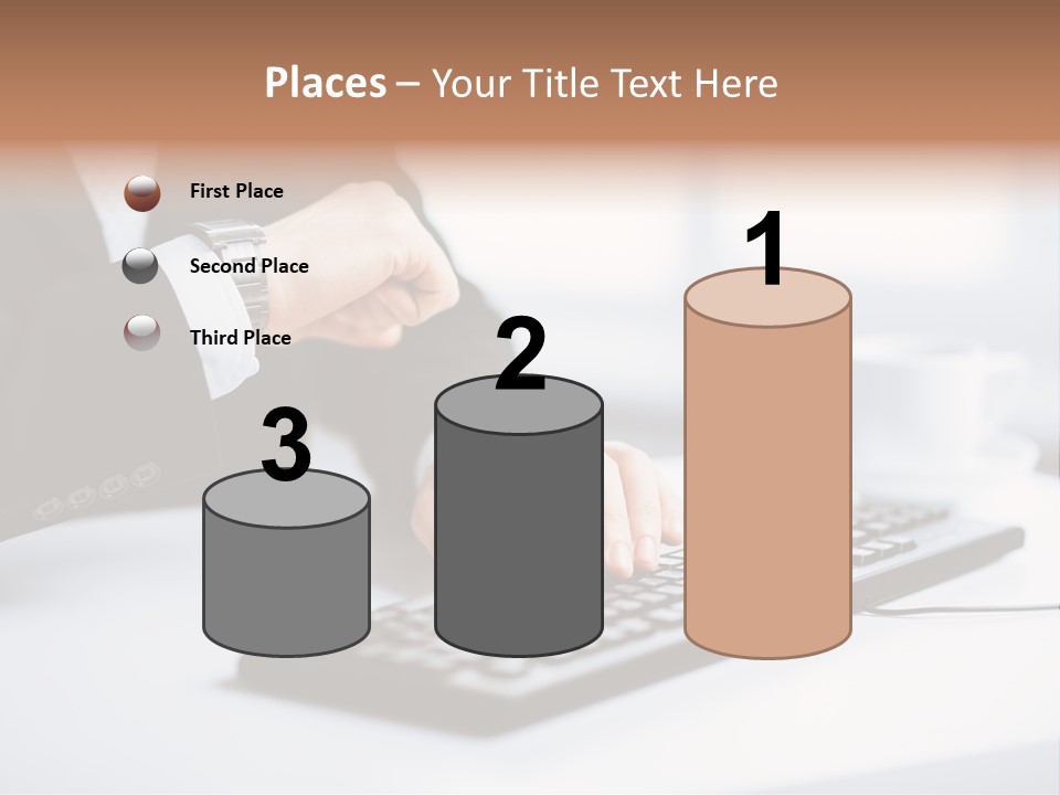 Cup Sending Hands PowerPoint Template