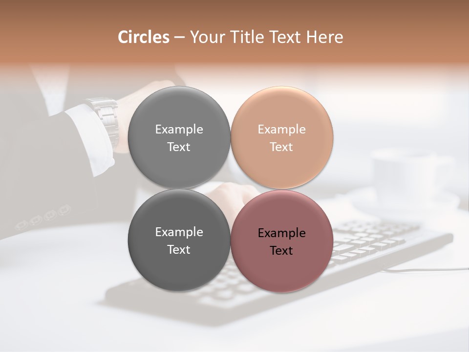 Cup Sending Hands PowerPoint Template