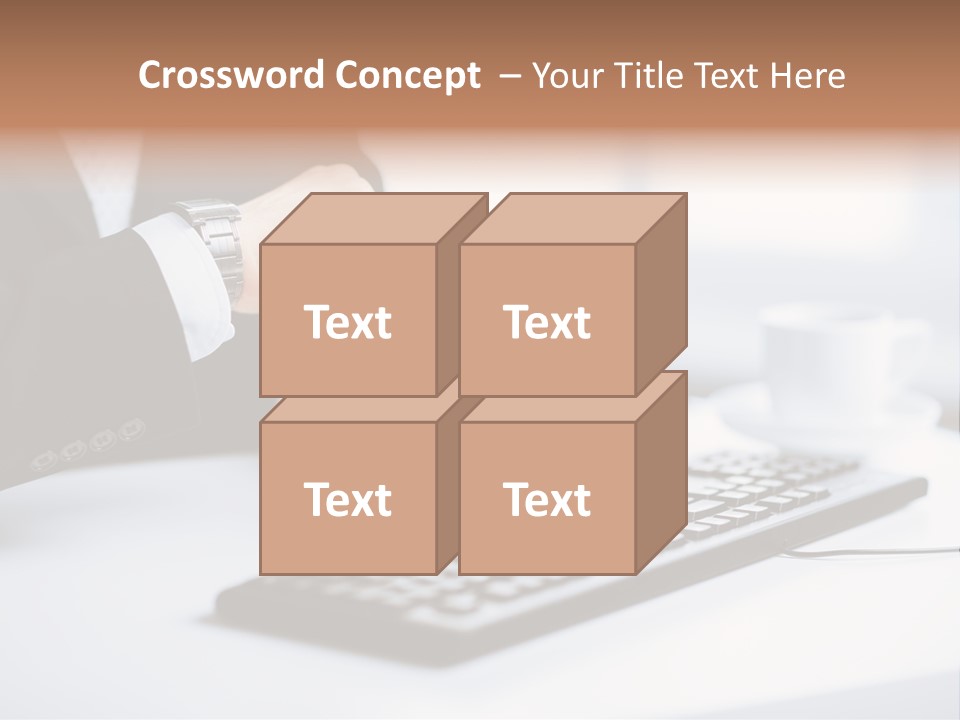 Cup Sending Hands PowerPoint Template