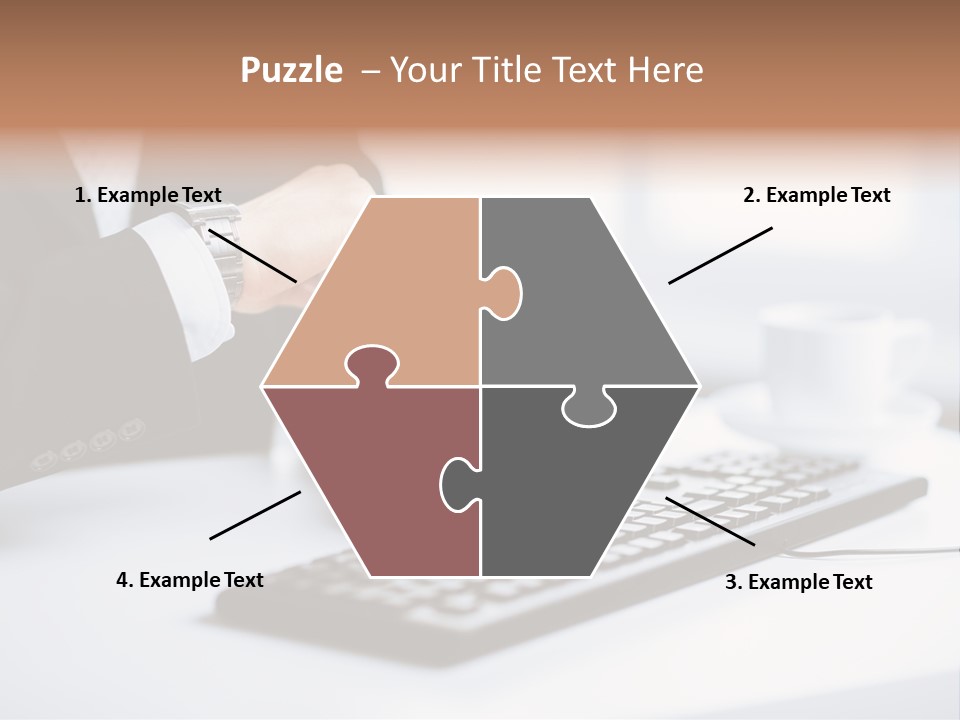 Cup Sending Hands PowerPoint Template
