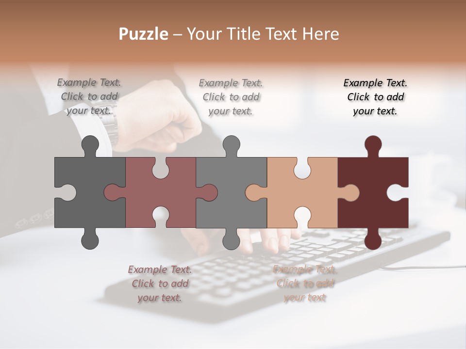 Cup Sending Hands PowerPoint Template