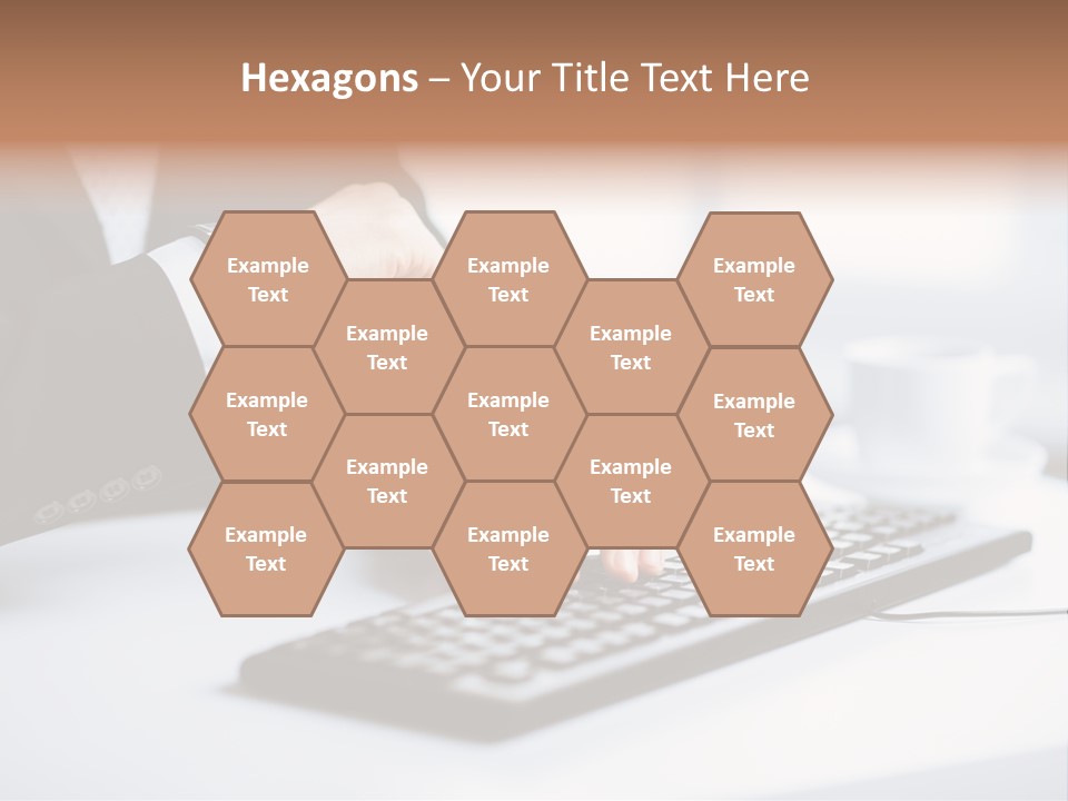 Cup Sending Hands PowerPoint Template