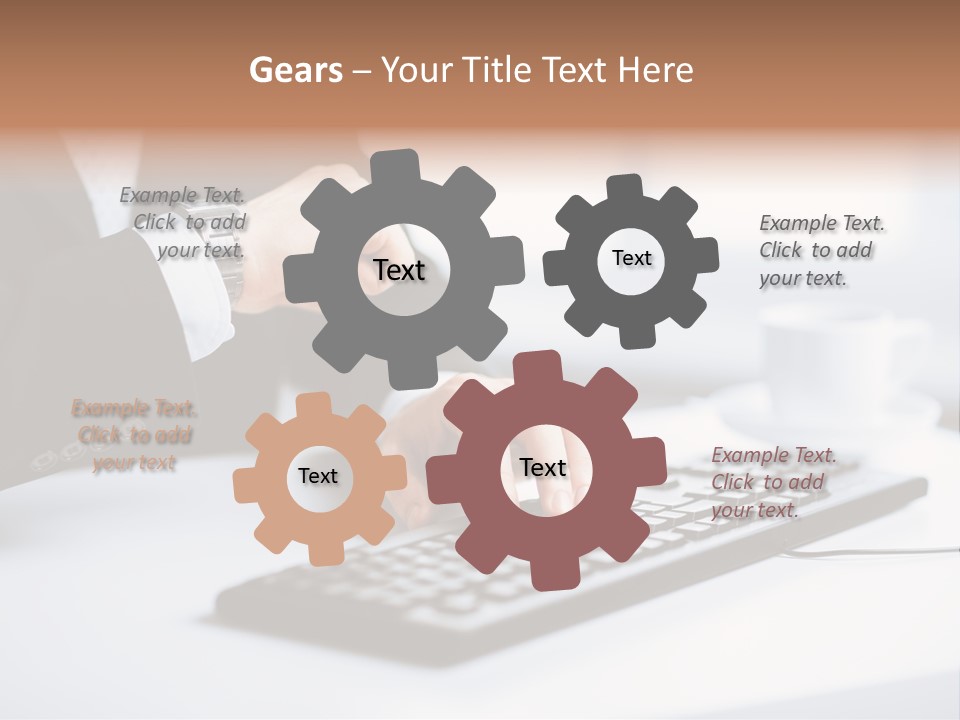 Cup Sending Hands PowerPoint Template