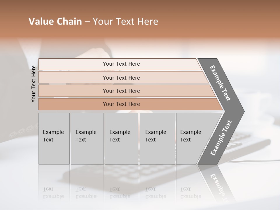 Cup Sending Hands PowerPoint Template