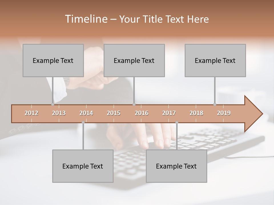 Cup Sending Hands PowerPoint Template