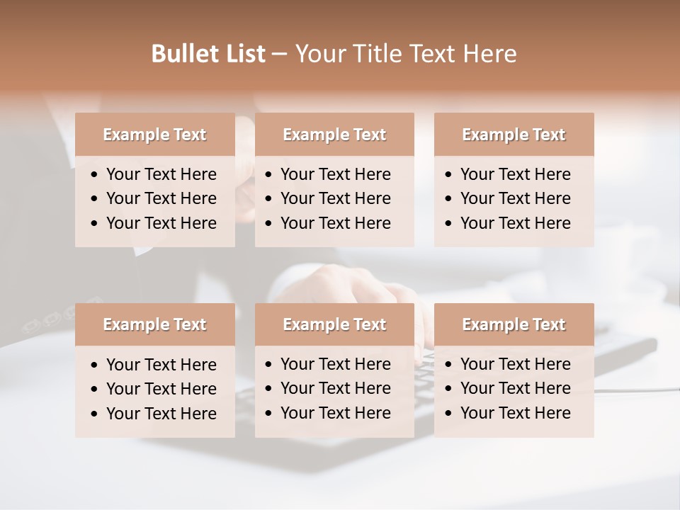 Cup Sending Hands PowerPoint Template