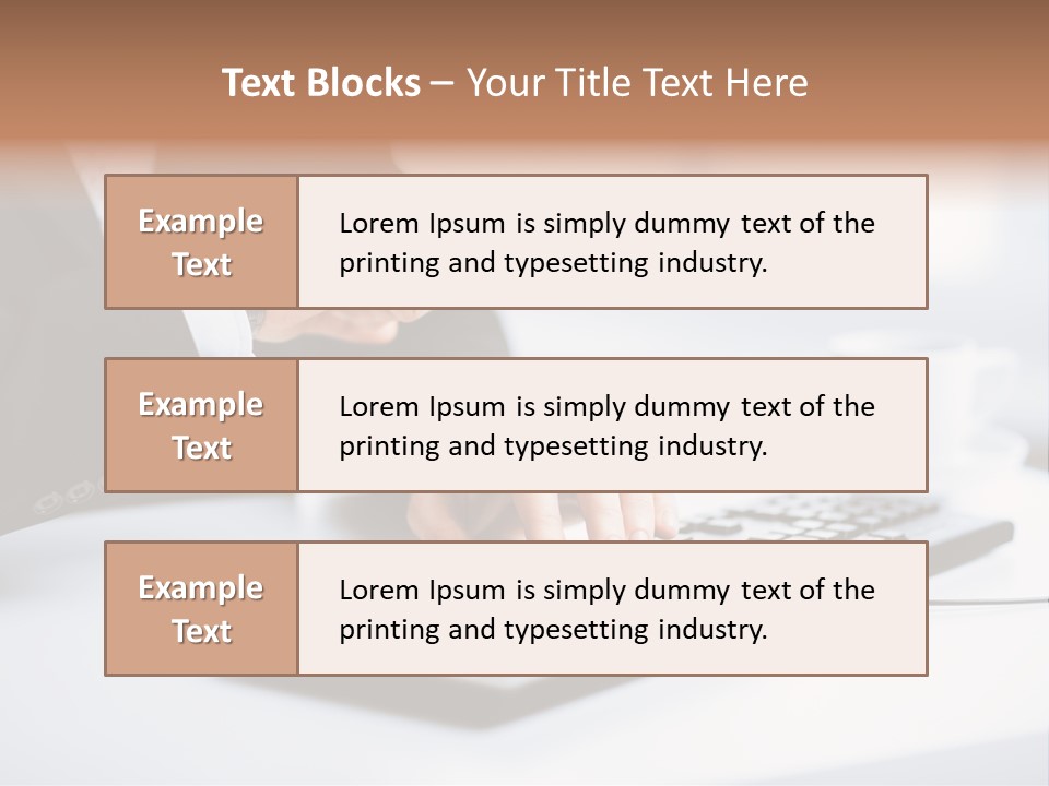Cup Sending Hands PowerPoint Template