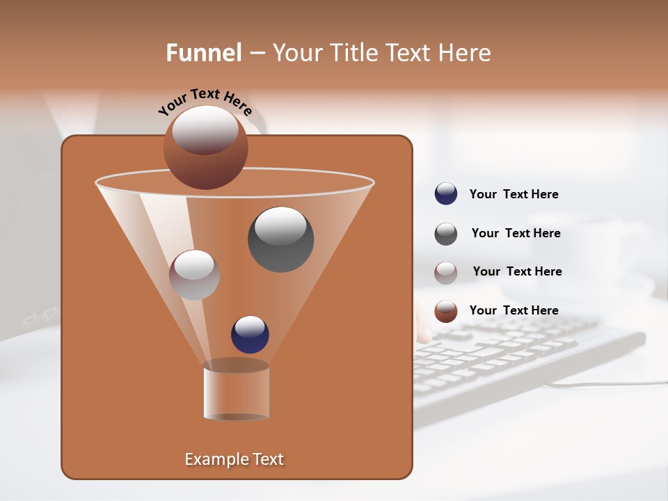 Cup Sending Hands PowerPoint Template