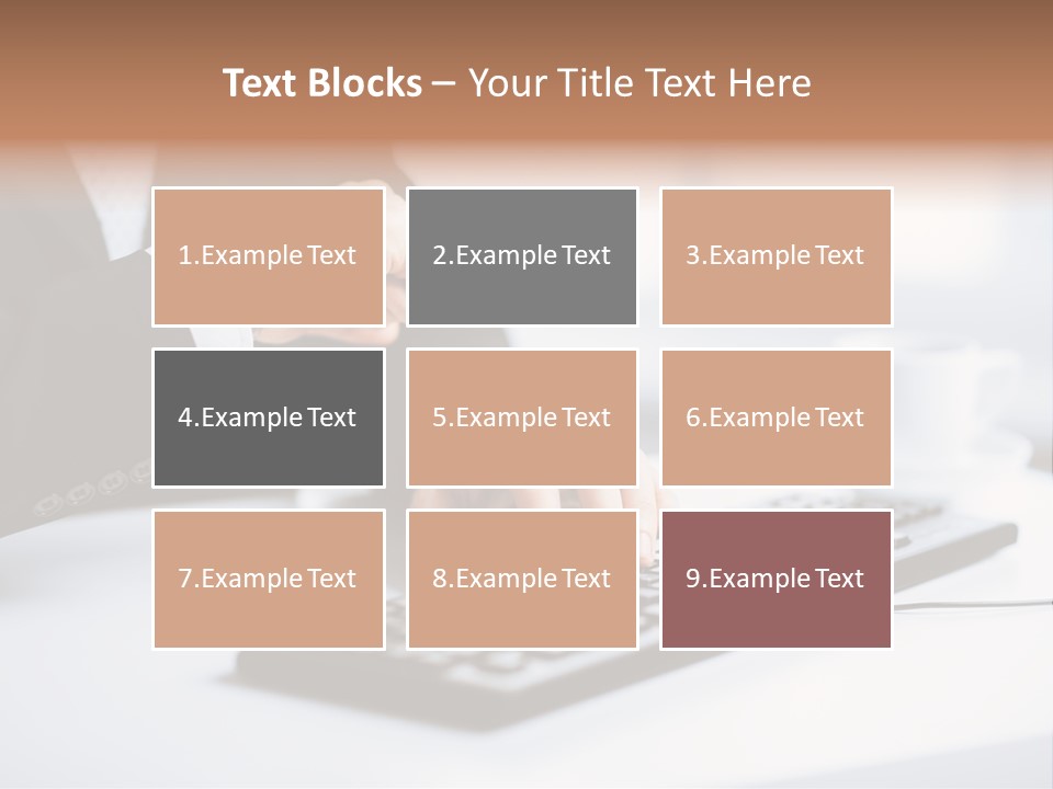 Cup Sending Hands PowerPoint Template