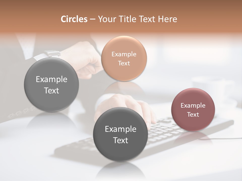 Cup Sending Hands PowerPoint Template