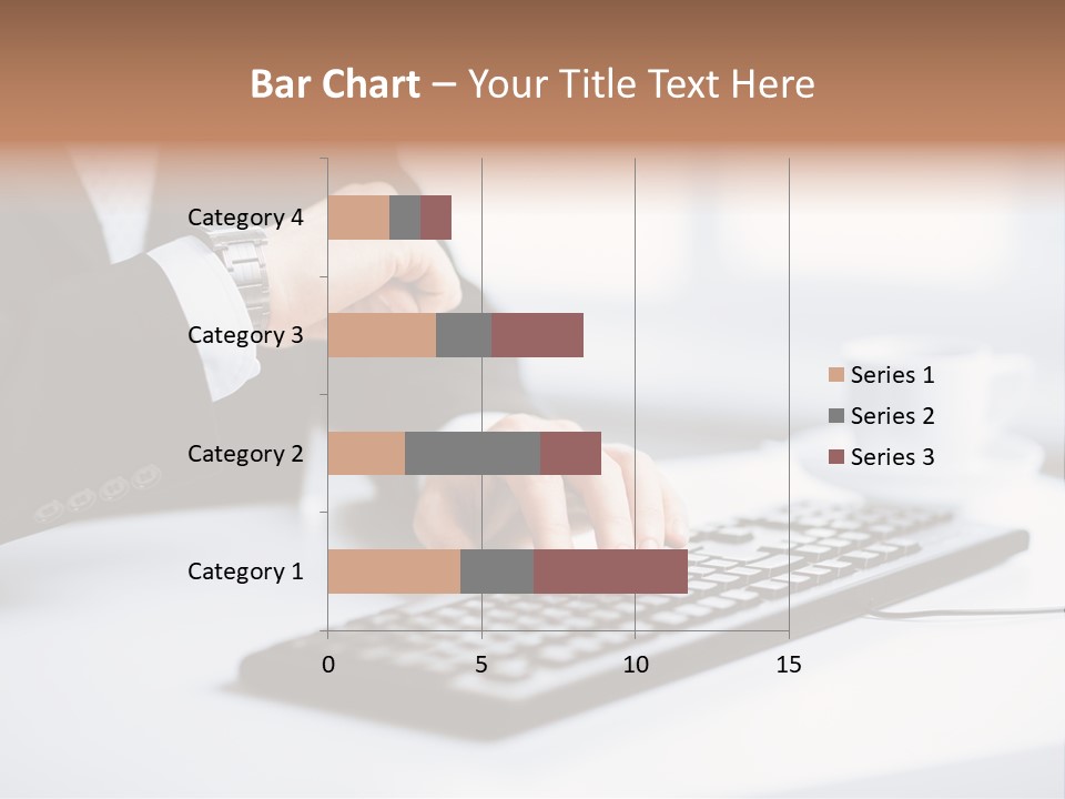 Cup Sending Hands PowerPoint Template
