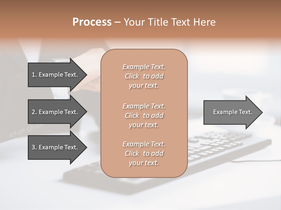 Cup Sending Hands PowerPoint Template