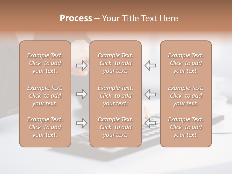 Cup Sending Hands PowerPoint Template
