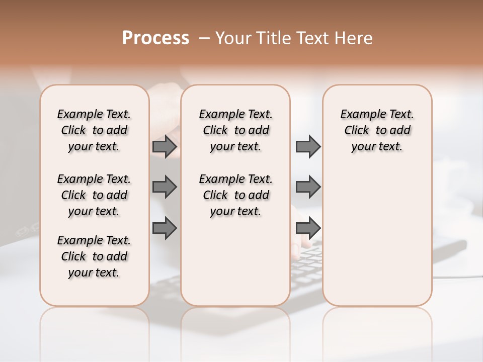Cup Sending Hands PowerPoint Template