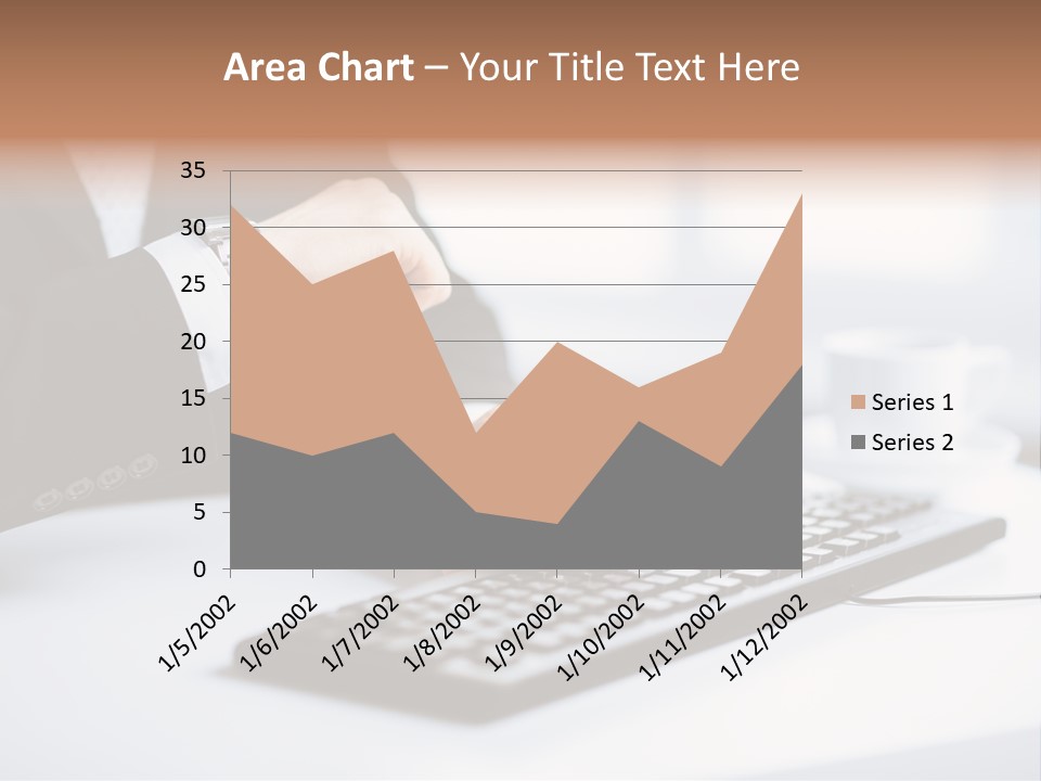 Cup Sending Hands PowerPoint Template