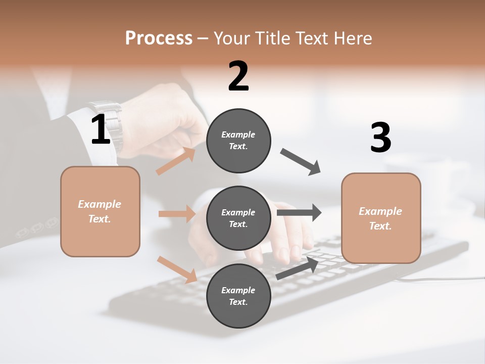 Cup Sending Hands PowerPoint Template