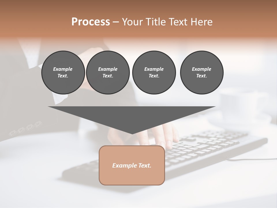 Cup Sending Hands PowerPoint Template