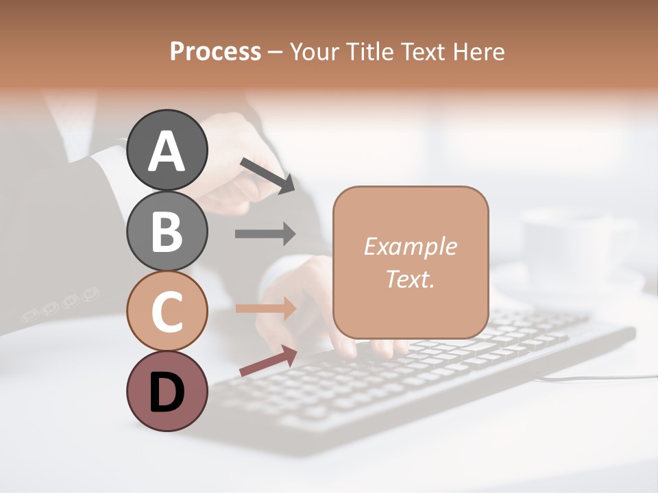 Cup Sending Hands PowerPoint Template